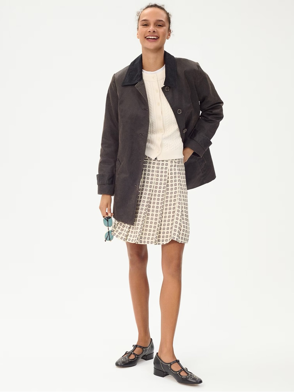 J. Crew Coated Barn Jacket Small
